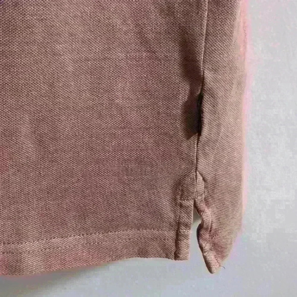 ONLY & SONS | Men's Brown Washed Onstravis Slim SS Cotton Polo - Picture 3 of 6